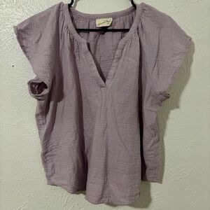 Universal Thread Purple Relaxed Blouse M